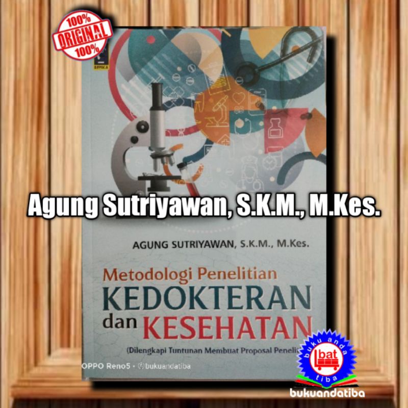 Jual Metodologi Penelitian Kedokteran Dan Kesehatan - Agung Sutriyawan ...
