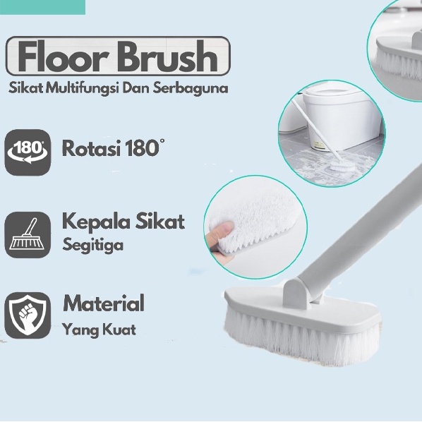 Jual Sikat Pembersih Lantai Wc Gagang Panjang Brush Toilet Kamar Mandi Shopee Indonesia