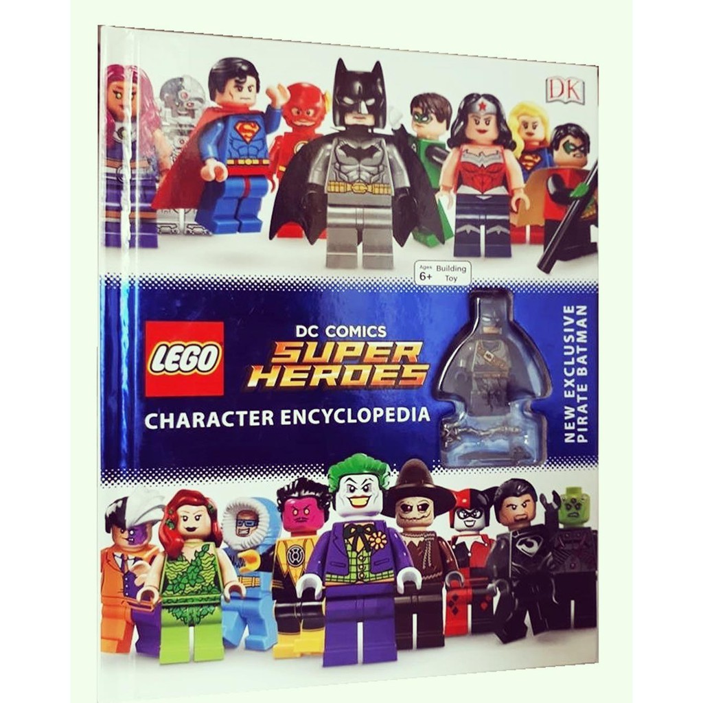 Jual Lego Dc Comics Super Heroes Character Encyclopedia With Exclusive Pirate Batman Mini Figure 4858