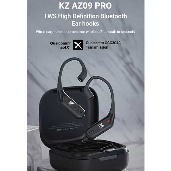 Jual KZ AZ09 Pro Knowledge Zenith APTX HD TWS Earhook HD Bluetooth