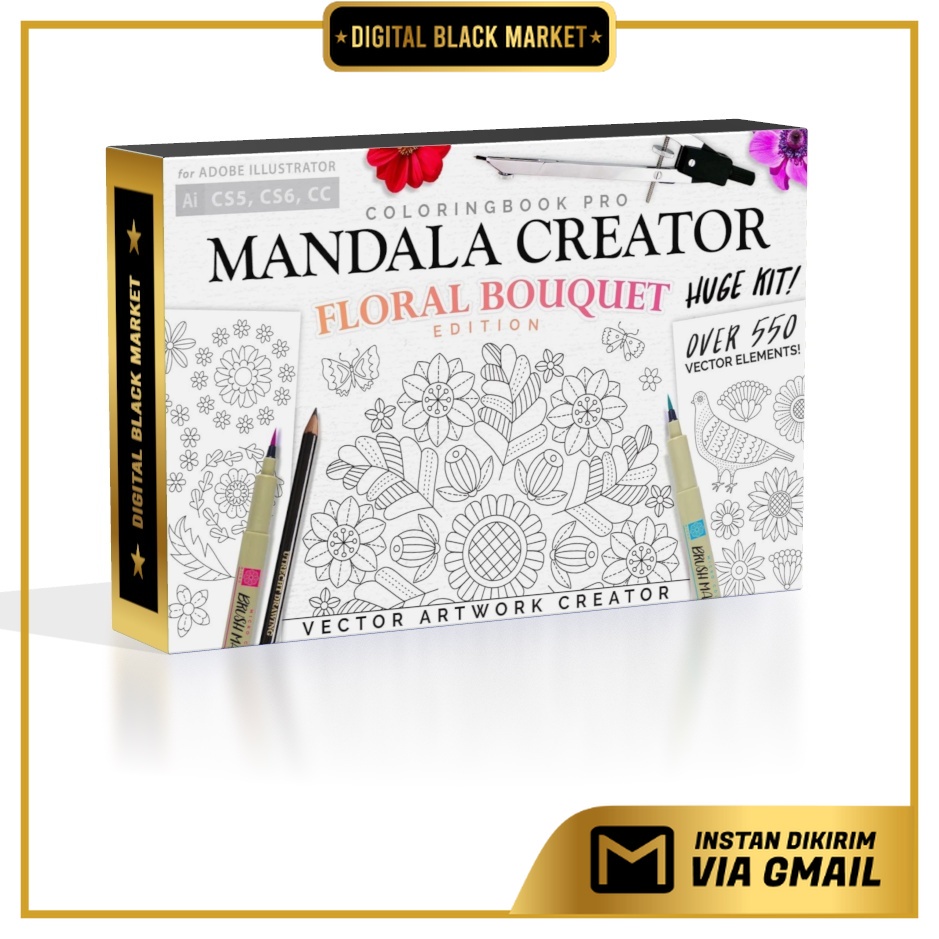 Jual Floral Bouquet Mandala Creator Shopee Indonesia