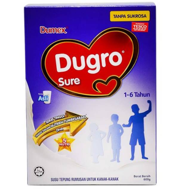 Jual SUSU DUMEX DUGRO SURE, ORIGINAL MALAYSIA | Shopee Indonesia