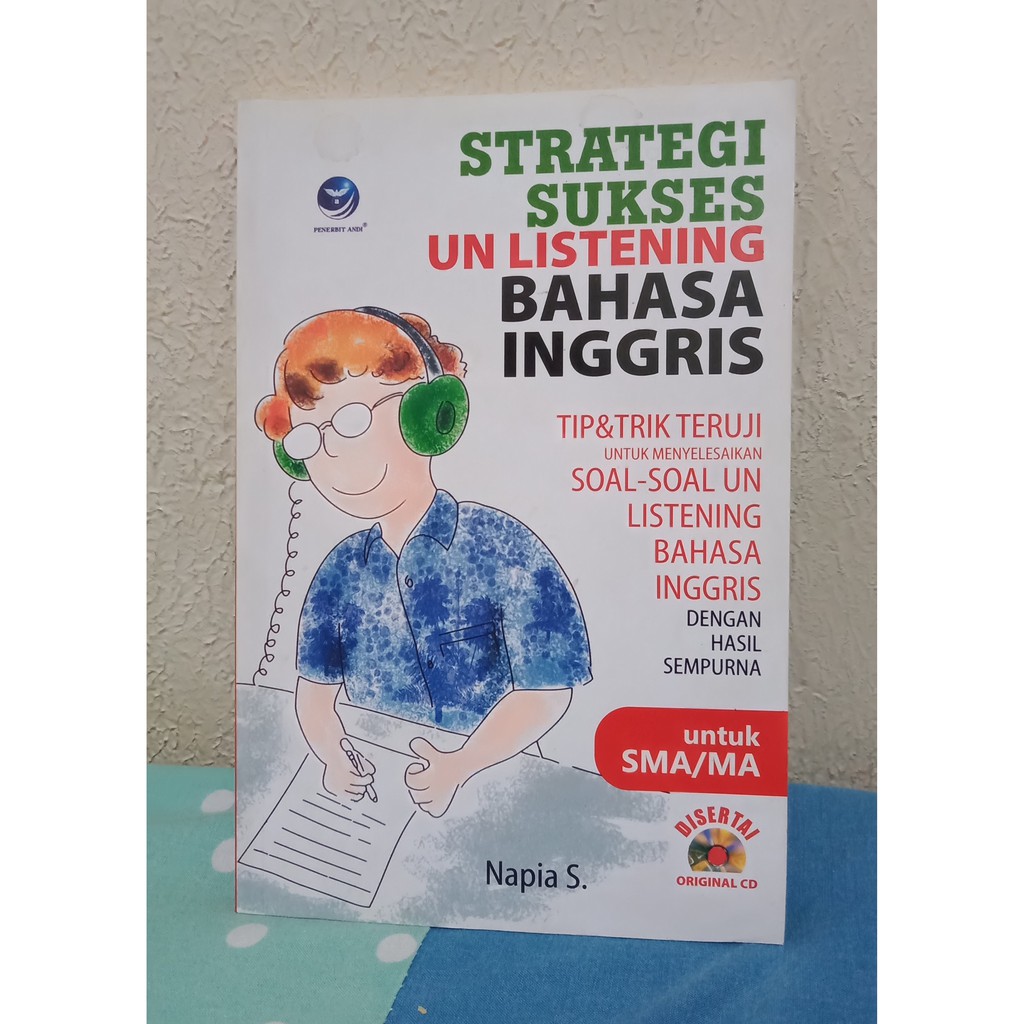 Jual Buku Strategi Sukses UN Listening Bahasa Inggris - Napia S ...