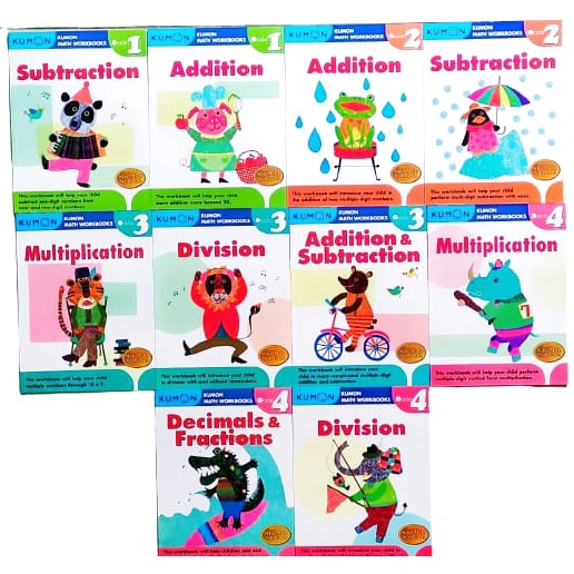 Jual Kumon Grade 1 Grade 2 Grade 3 Grade 4 Subtraction / Addition ...