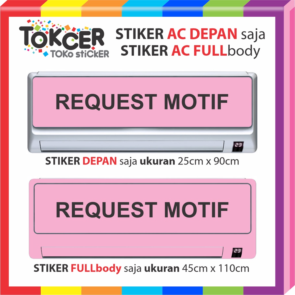 Jual STIKER AC Depan saja atau FullBODY | Shopee Indonesia