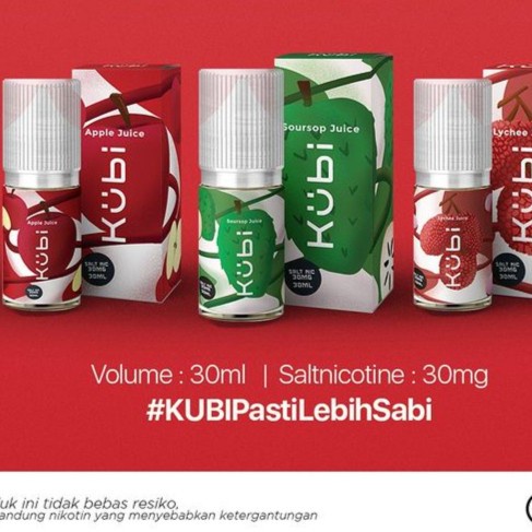 Jual Foom Saltnic Kubi Series Ml Mg Liquid Pod Vape Salt Nic Soursop Apple Lychee Liquids