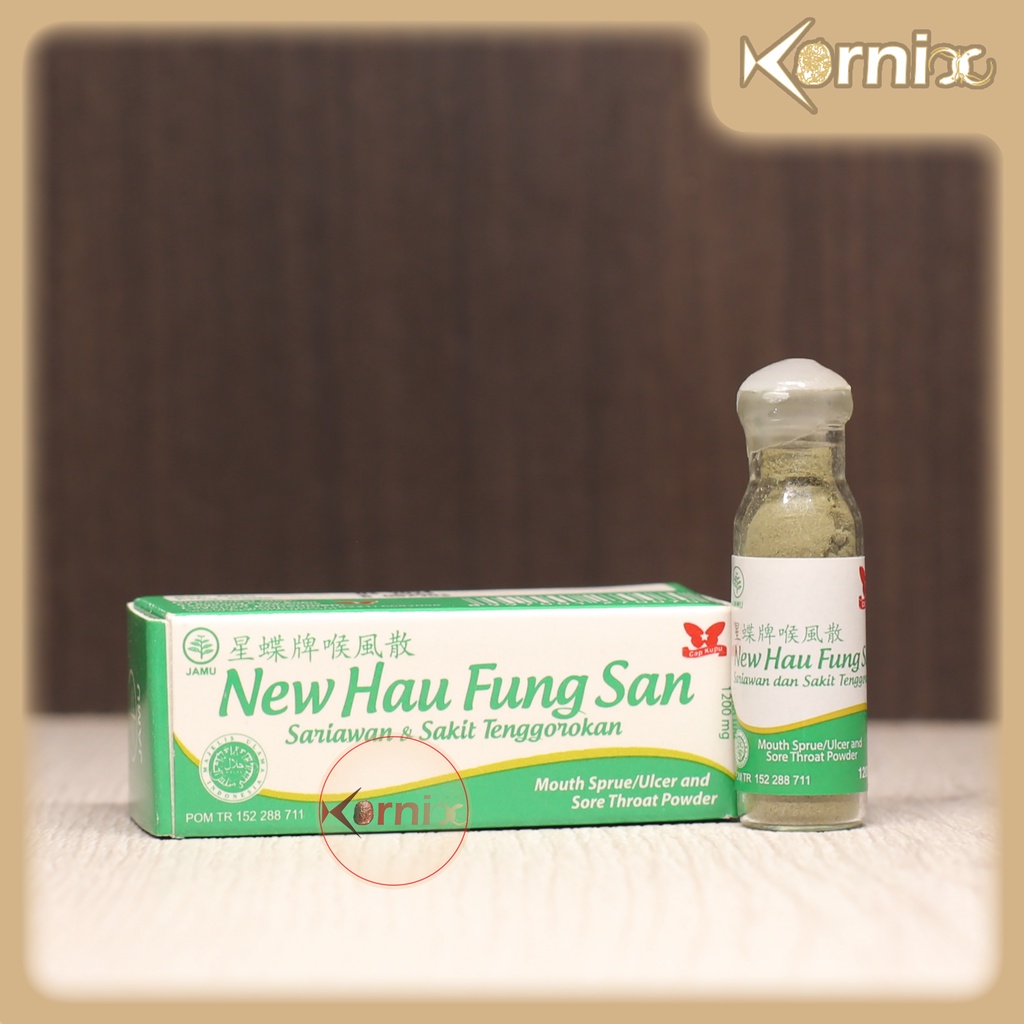 New Hau Fung San — Obat Sariawan & Sakit Tenggorokan/Sore Throat