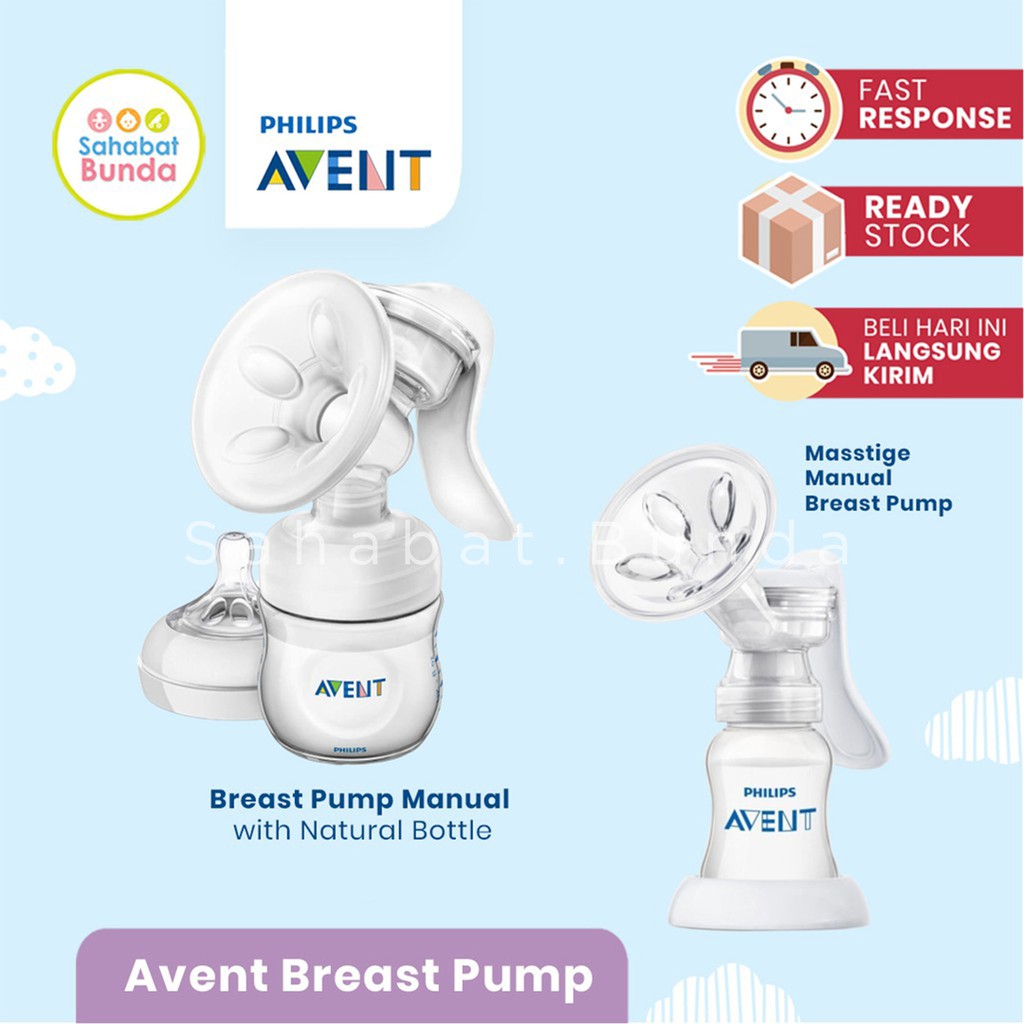 Jual PHILIPS AVENT Breast Pump Masstige Pompa ASI Manual Philip