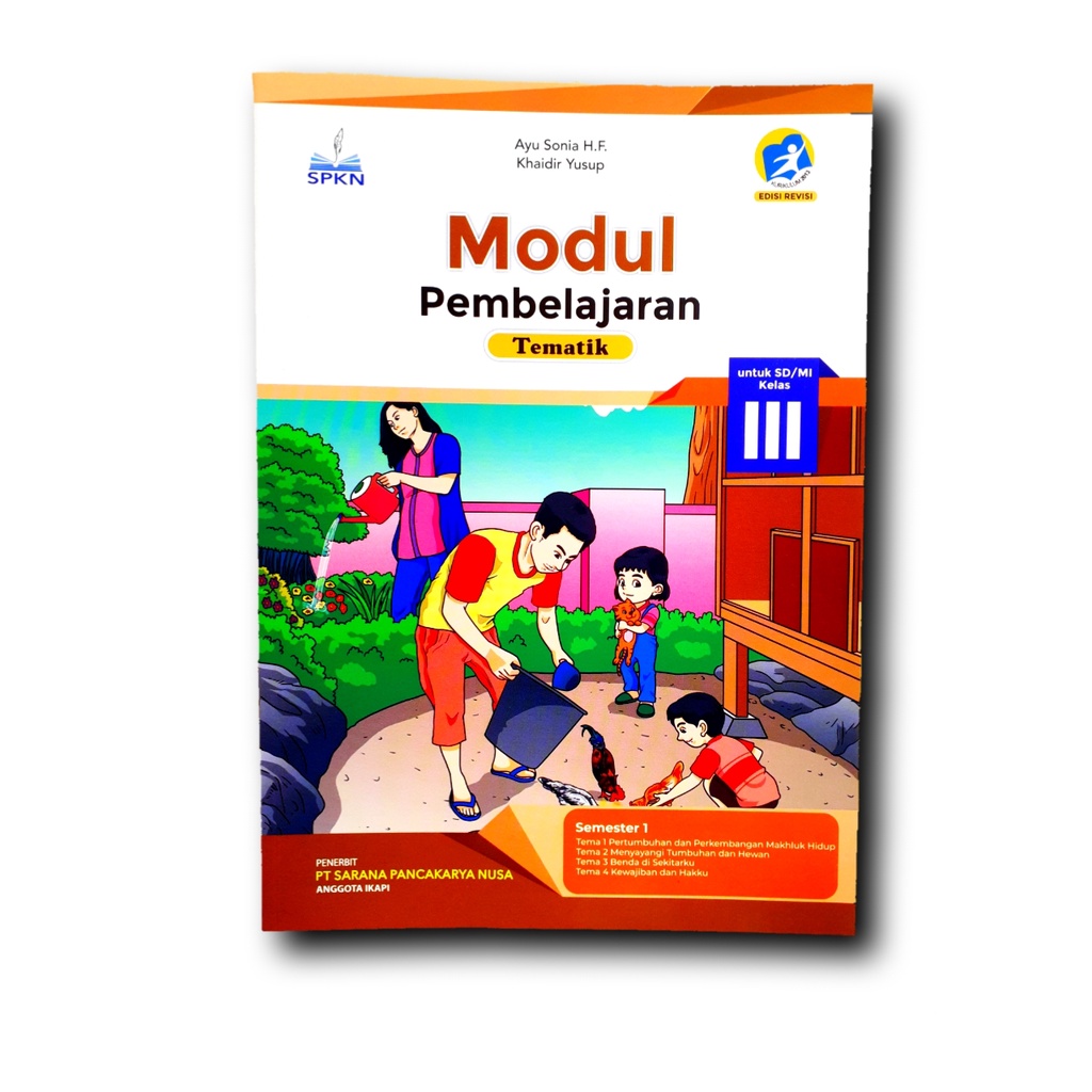 Jual BUKU KELAS 3 SD MODUL PEMBELAJARAN TEMATIK SEMESTER 1 | Shopee ...