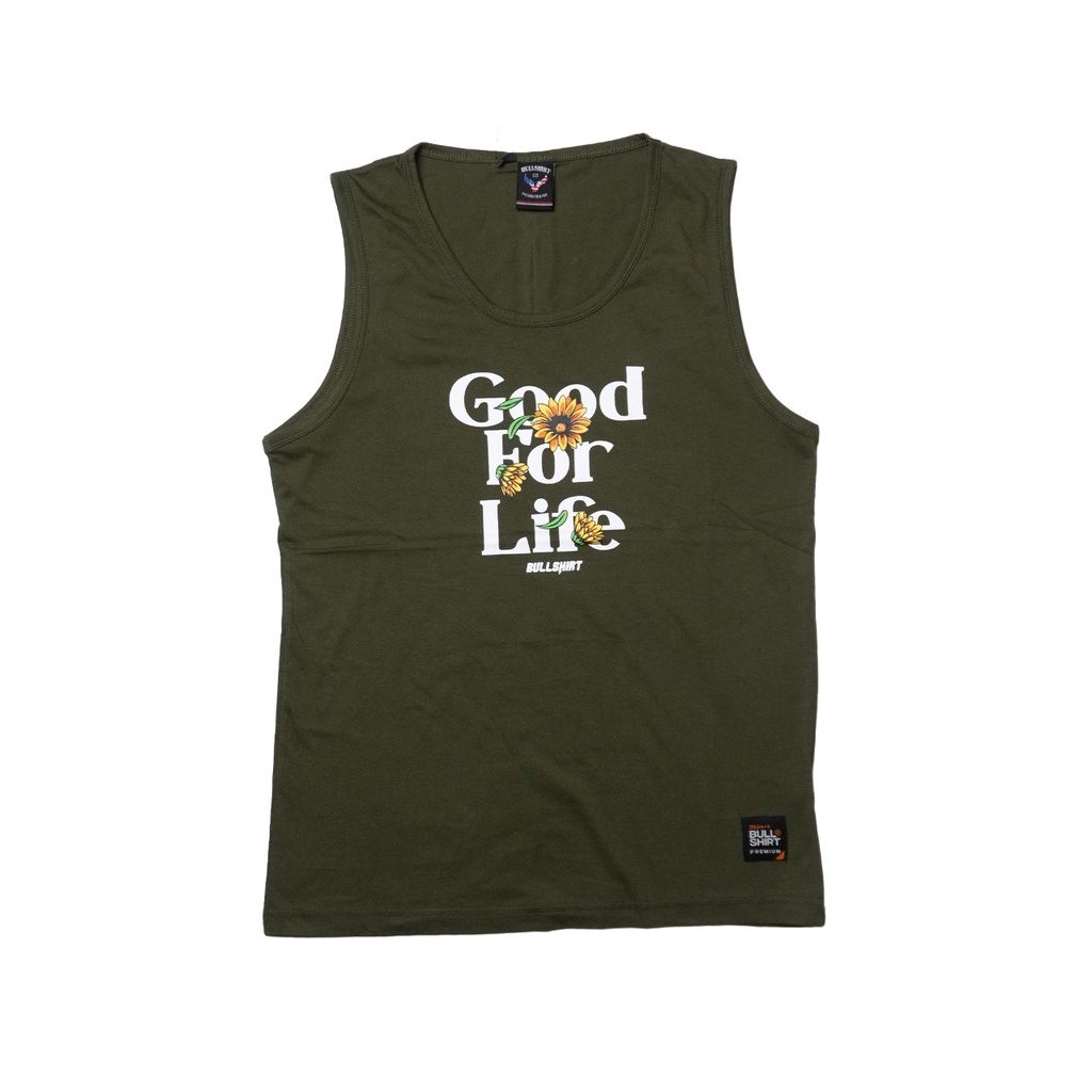 Jual Tanktop Bullshirt Original - Green Flowers | Shopee Indonesia