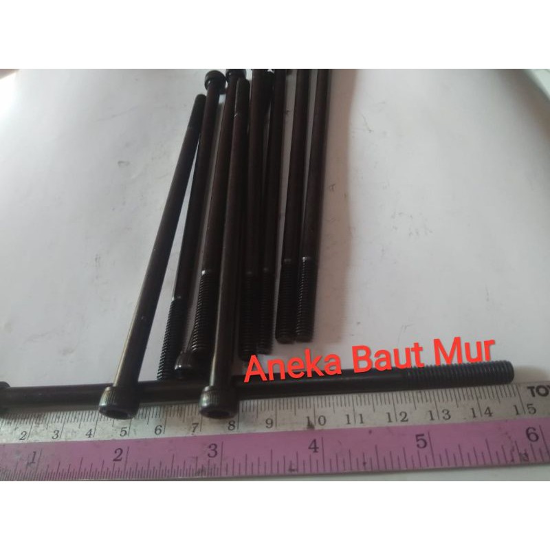 Jual Baut L Baja Hitam Ukuran M X Atau Baut Panjang Cm