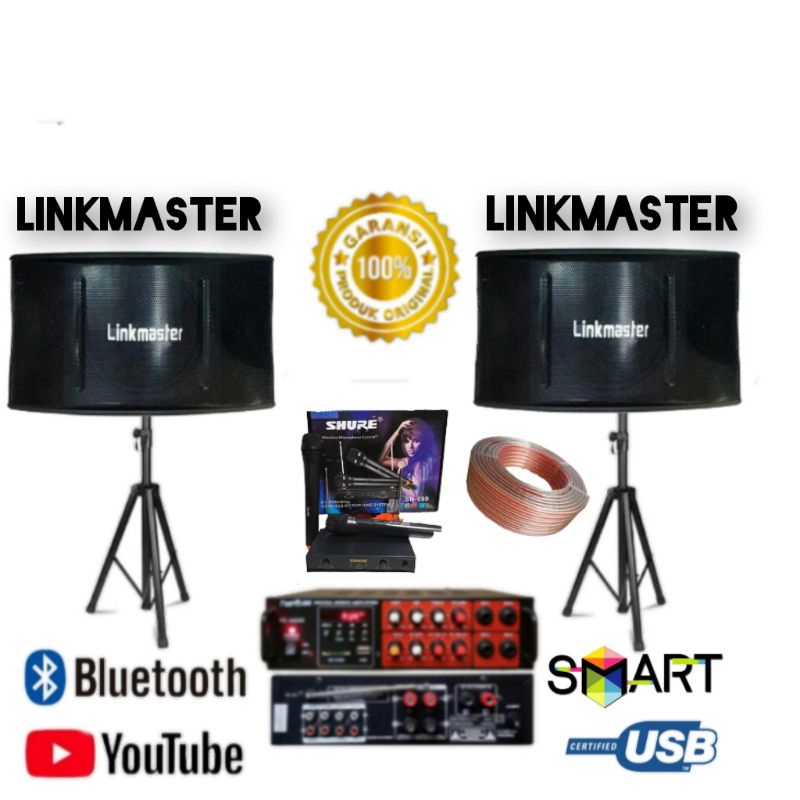 Jual Paket Sound System Speaker Linkmaster Karaoke Shopee Indonesia