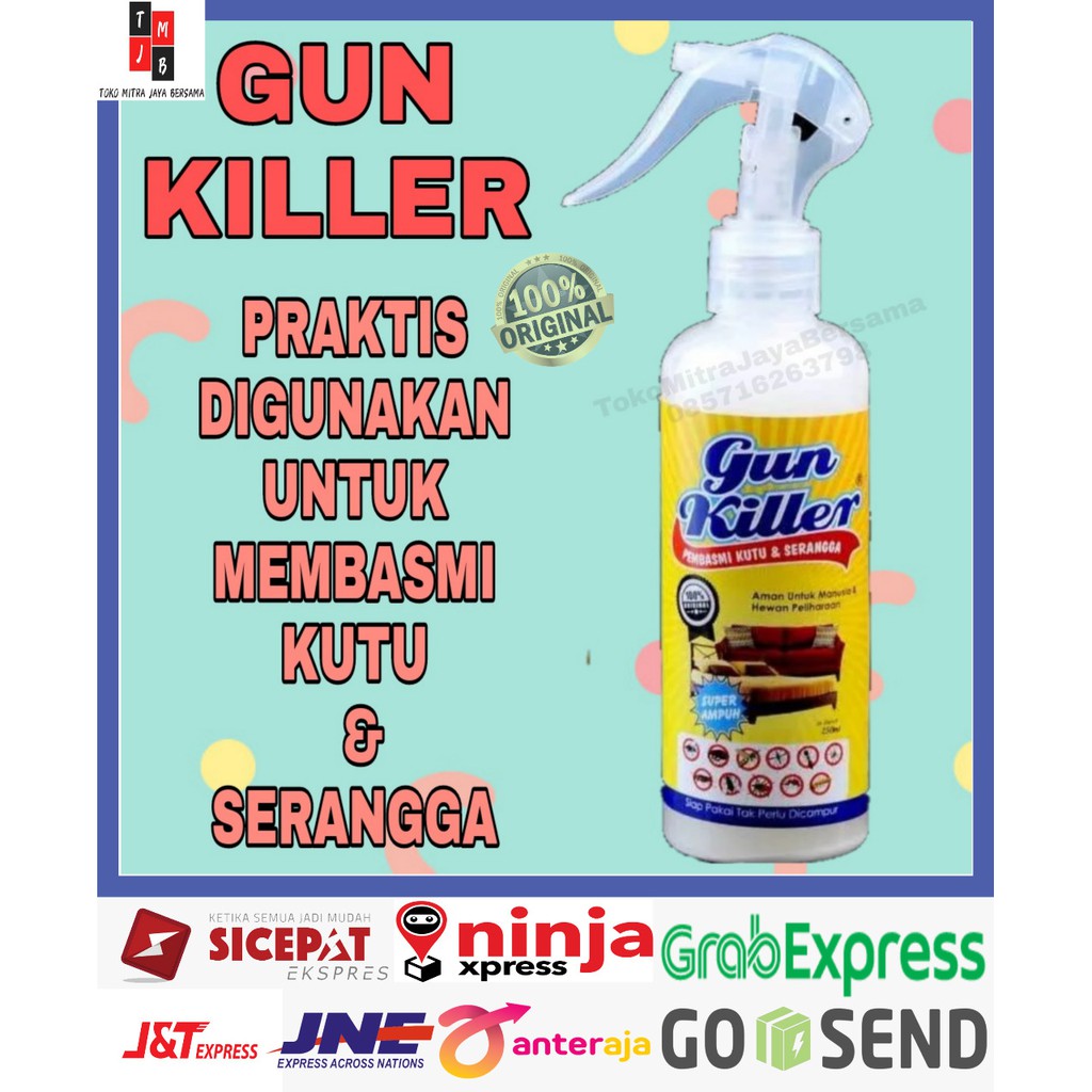 Jual Gunkiller Pembasmi Kutu Kasur Sofa Busuk Tumbila Tungau Serangga