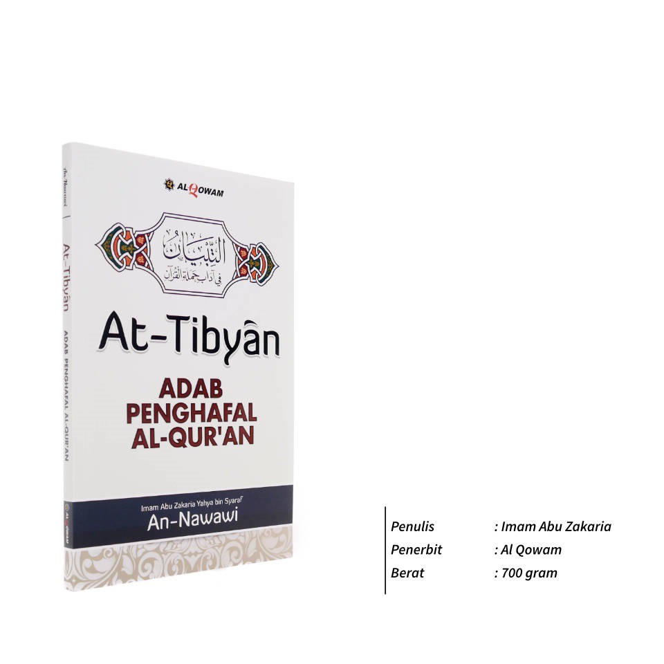 Jual BUKU KITAB AT TIBYAN FI ADAB HAMALATIL QURAN ADAB PENGHAFAL AL ...