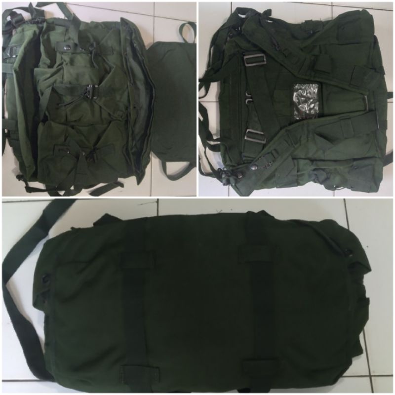 Jual ransel korea tni/ransel tni hijau/ransel jatah tni/tas tni ...