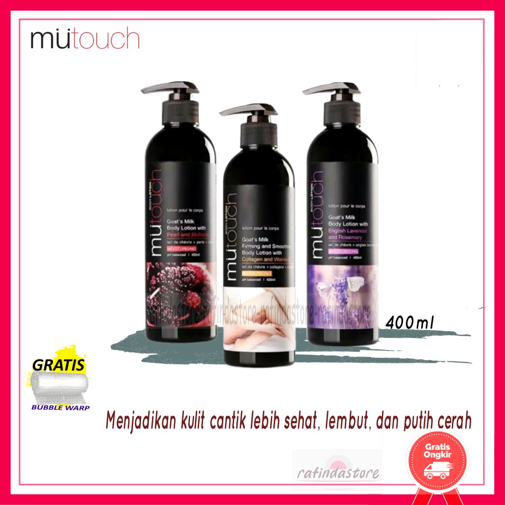 Jual MU TOUCH BODY LOTION ORIGINAL POM / LOTION PEMUTIH / HAND BODY PEMUTIH / PEMUTIH BADAN