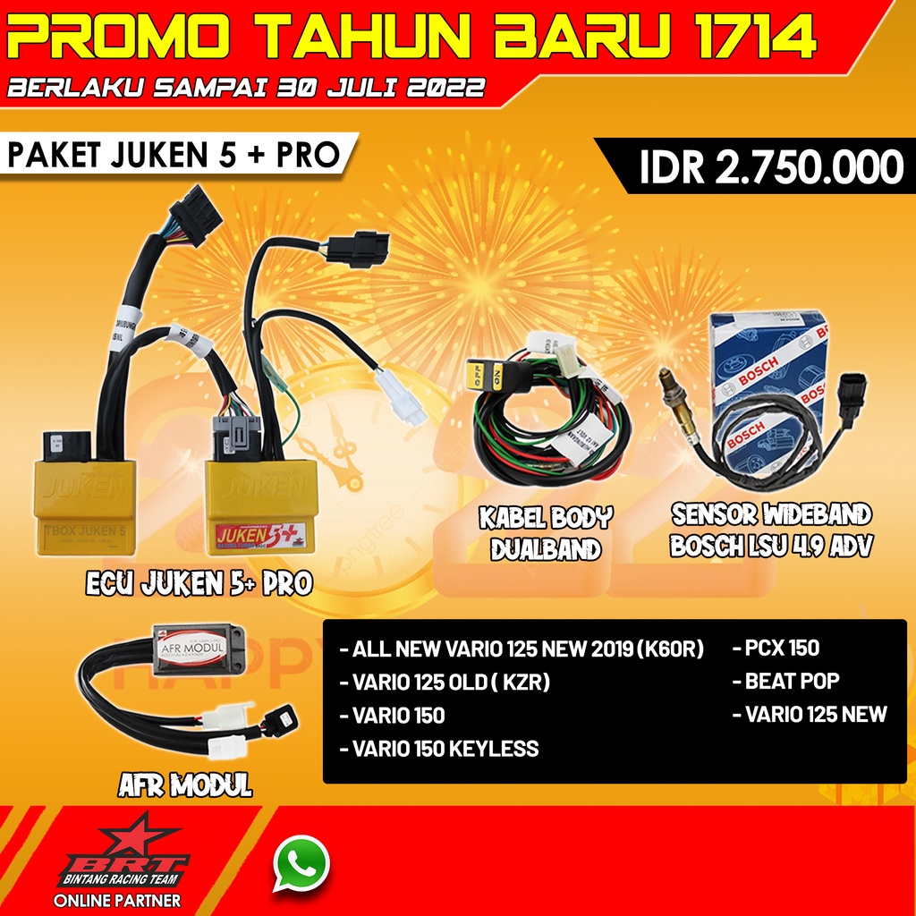 Jual Paket Ecu Juken Pro Vari Vario Pcx Beat Pop