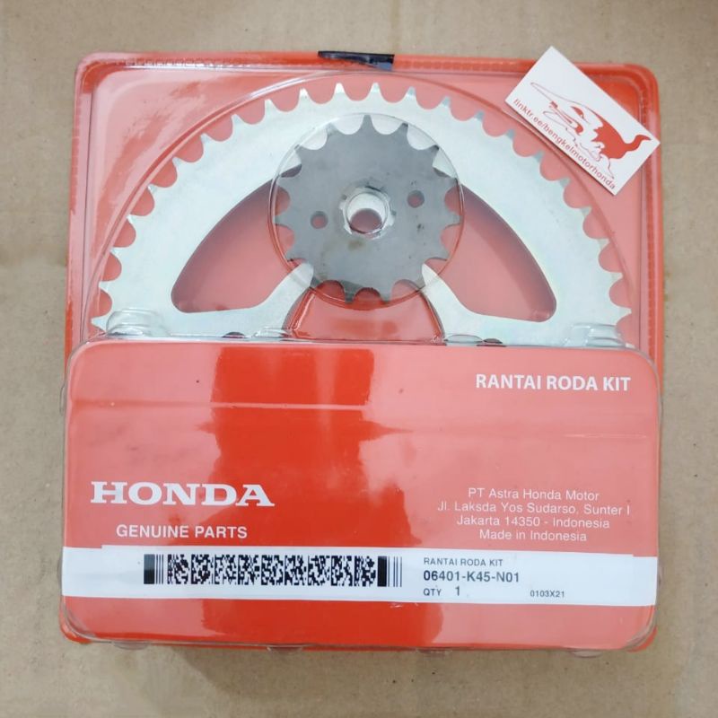 Jual Drive Chain Kit Gear Depan Belakang Rantai Roda Gir Set CB