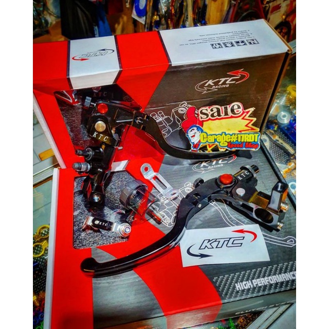 Jual Master Rem Kanan KTC Racing 1 Tabung + Handle Kiri Rem Kopling PNP ...