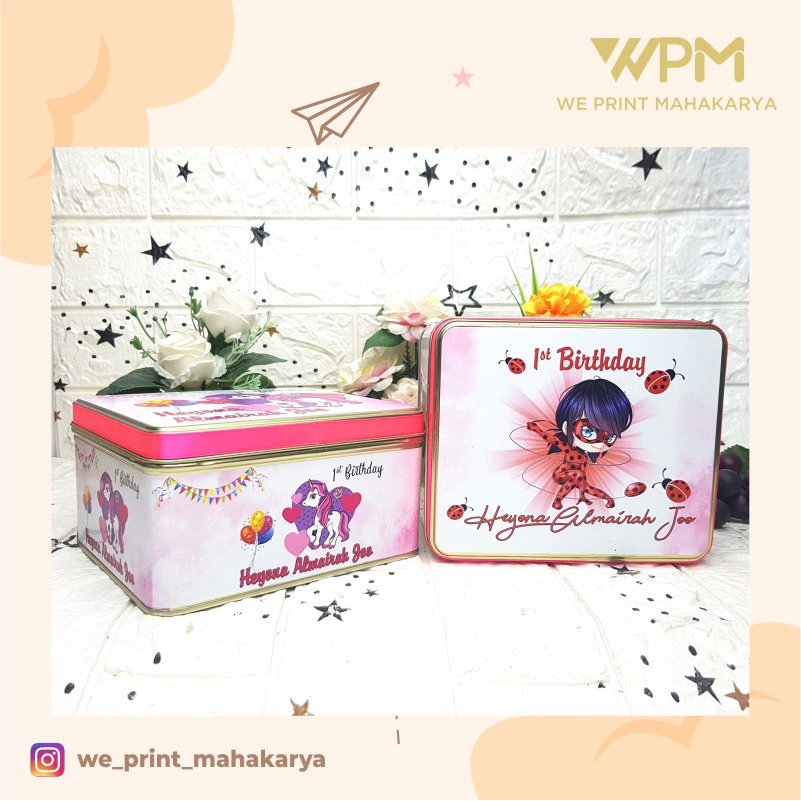Jual KALENG CUSTOM KOTAK HAMPERS SOUVENIR, WEEDING , AQIQAH , ULANG ...