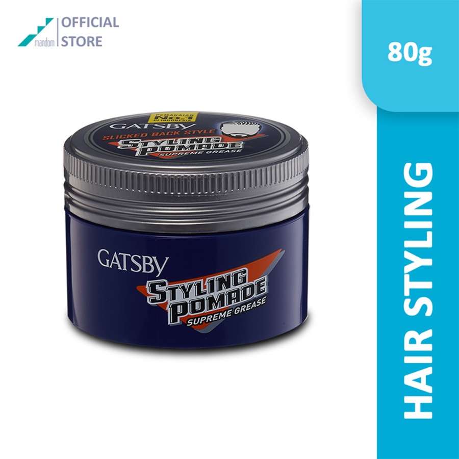 Jual GATSBY Styling Pomade Supreme Grease 80g I 100 Original Shopee