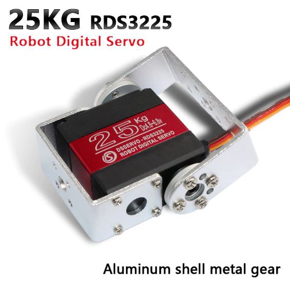 Jual Double Head Metal Gear Motor Servo RDS3225MG 25kg 270 Degree ...
