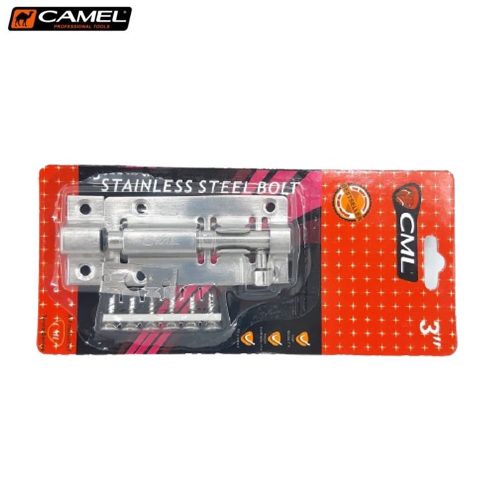 Jual Camel Grendel 3 Inch Tebal Stainless Steel Bolt | Shopee Indonesia