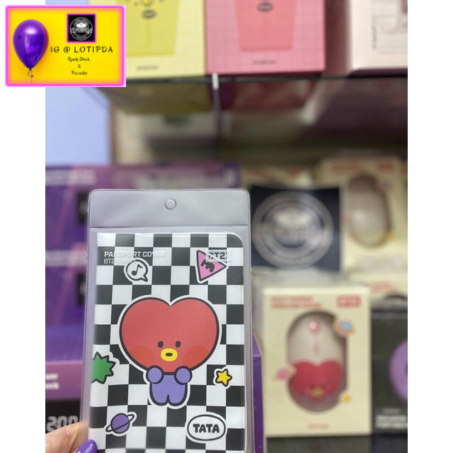 Jual READY STOCK - BT21 Minini Passport Cover Checkerboard Monopoly ...