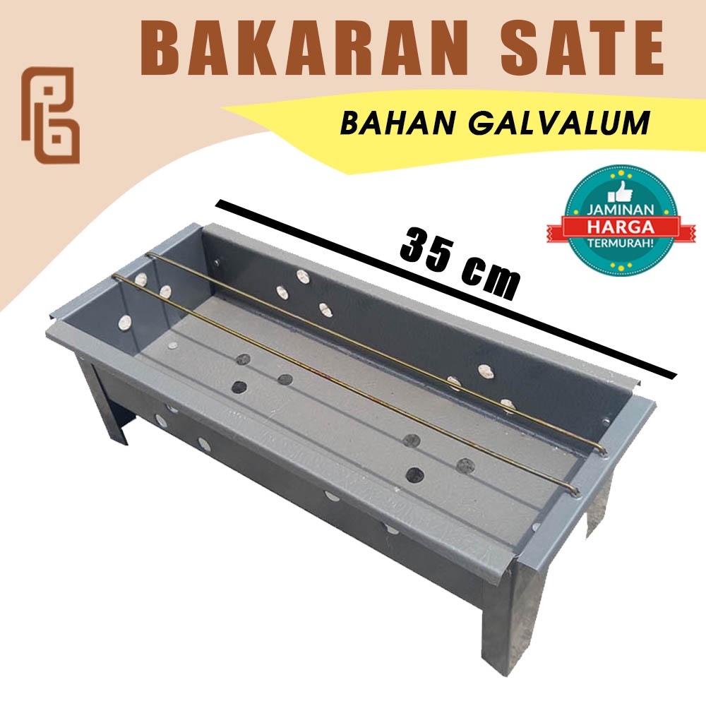 Jual Kotak Bakaran Sate Bahan Plat Tebal Galvalum Alat Bakar Tempat