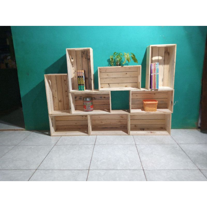 Jual wooden crate wooden box peti kayu kotak kayu jati belanda