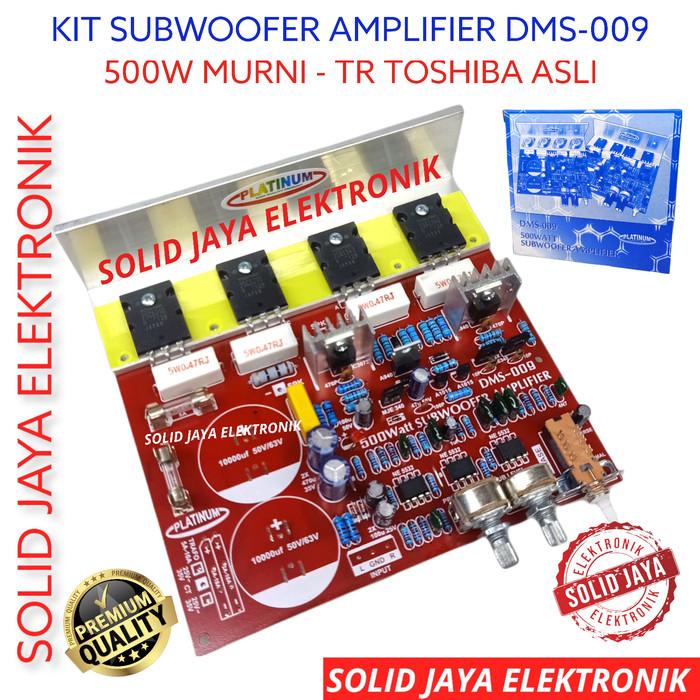 Jual KIT POWER SUBWOOFER 500W DMS-009 PLATINUM AMPLIFIER SUBWOOFER DMS ...