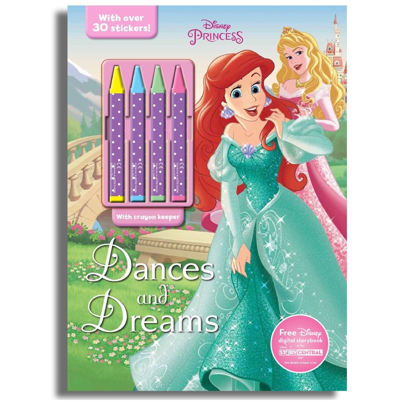 Jual Disney Princess Dances and Dreams All Princesses Coloring Book ...