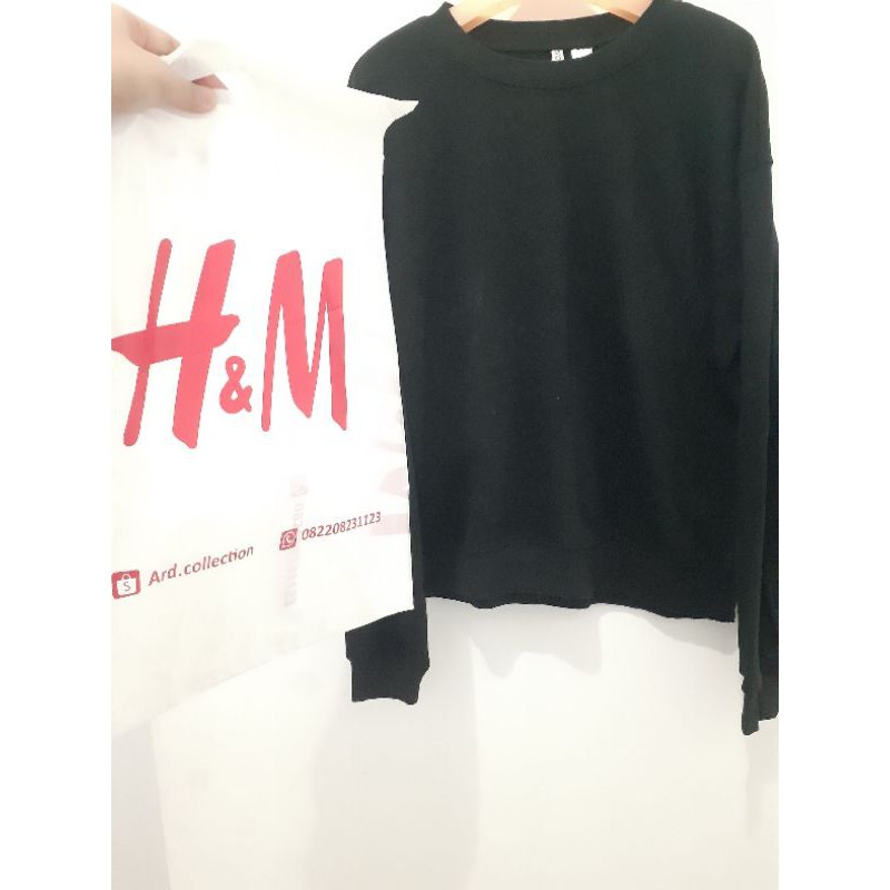 Jual Hoodie hnm hitam / hoodie Hu0026M polos black /sweater polos hnm hitam / sweater  Hu0026M hitam | Shopee Indonesia