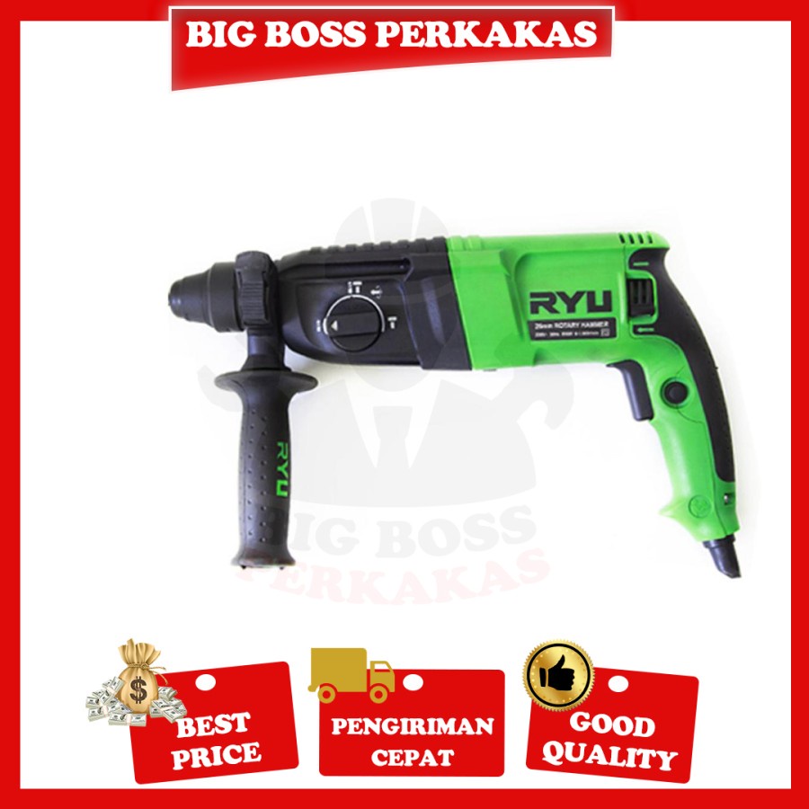Jual RYU Mesin Bor Beton Bobok RYU RRH 26 SDS Plus/ Rotary Hammer ...
