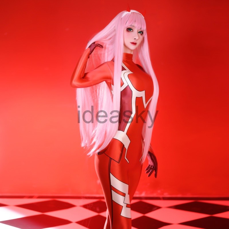 Jual Preorder Anime Darling In The Franxx 02 Zero Two Cosplay Costume Women Halloween Costume 6369