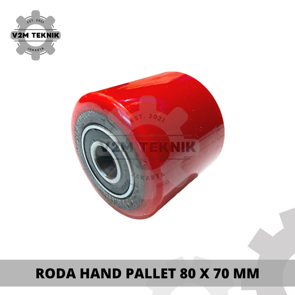 Jual Roda Hand Pallet 3 Ton PU 80 X 70 / Roda Hand Lift 80X70 MM TAIWAN ...