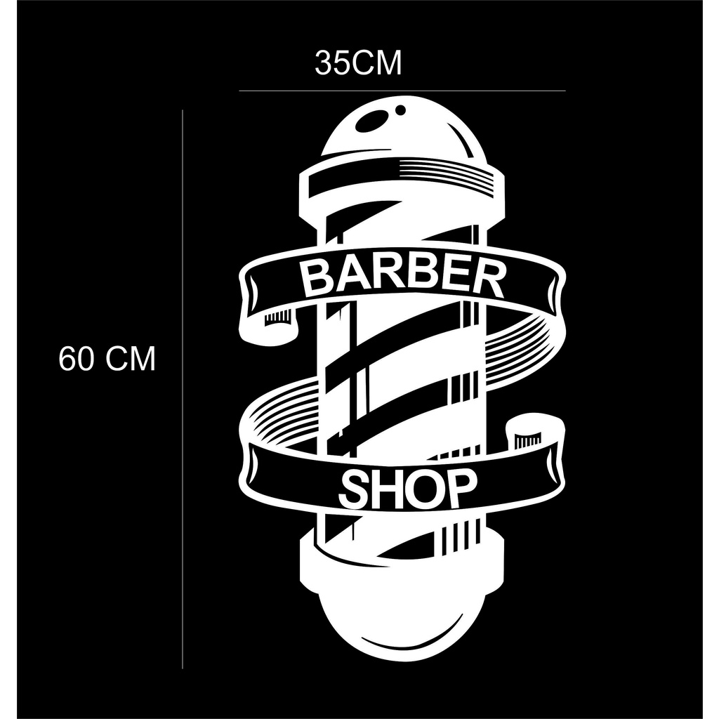 Jual STICKER LAMPU BARBER SHOP STICKER KACA STICKER CUTTING | Shopee ...