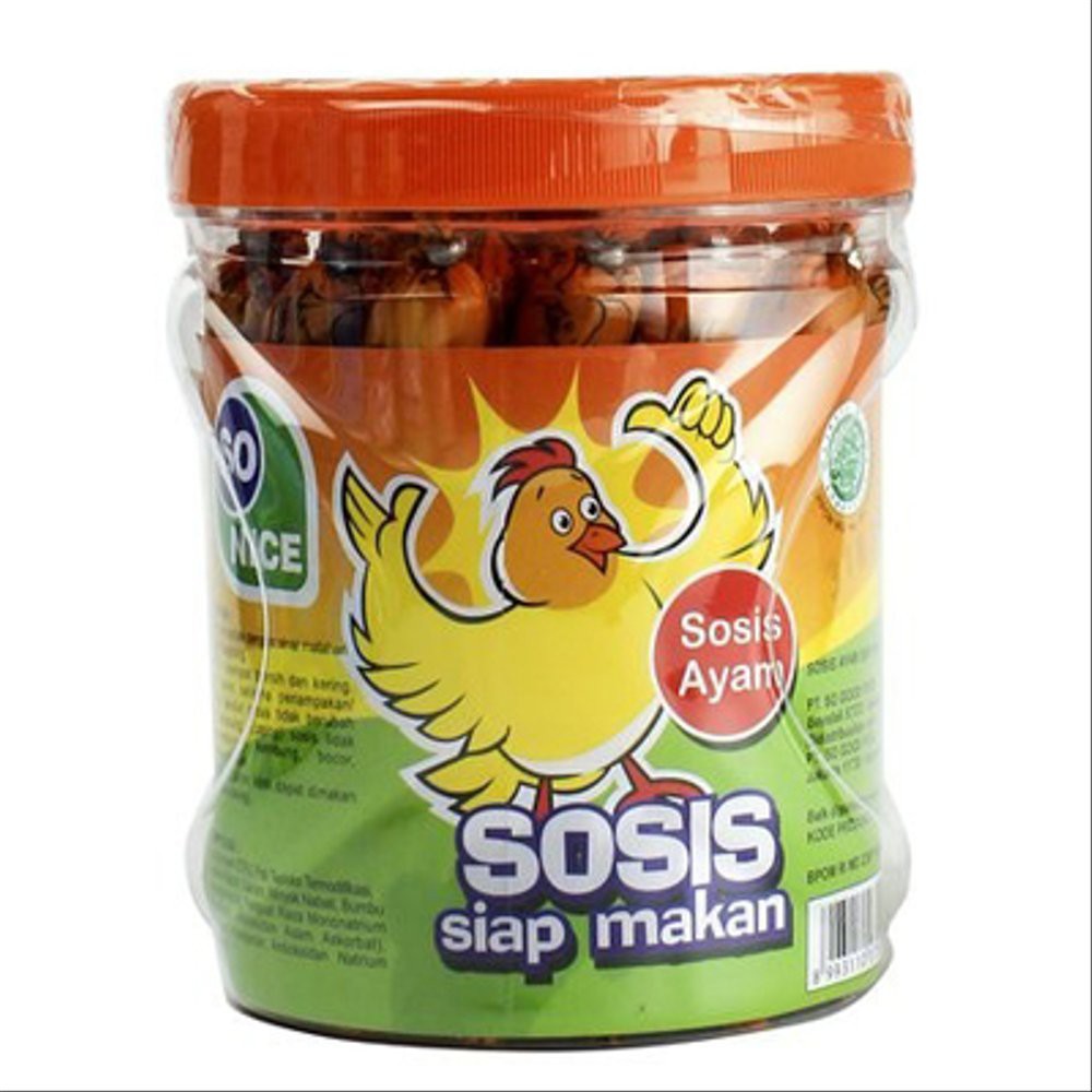 Jual Sosis So Nice Siap Makan Rasa Ayam isi 24pcs 18gr | Shopee Indonesia