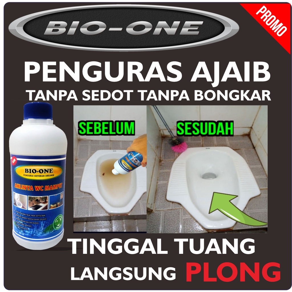 Jual Solusi Wc Mampet Ampuh Septictank Penuh Bau Berkuman Bio One Shopee Indonesia