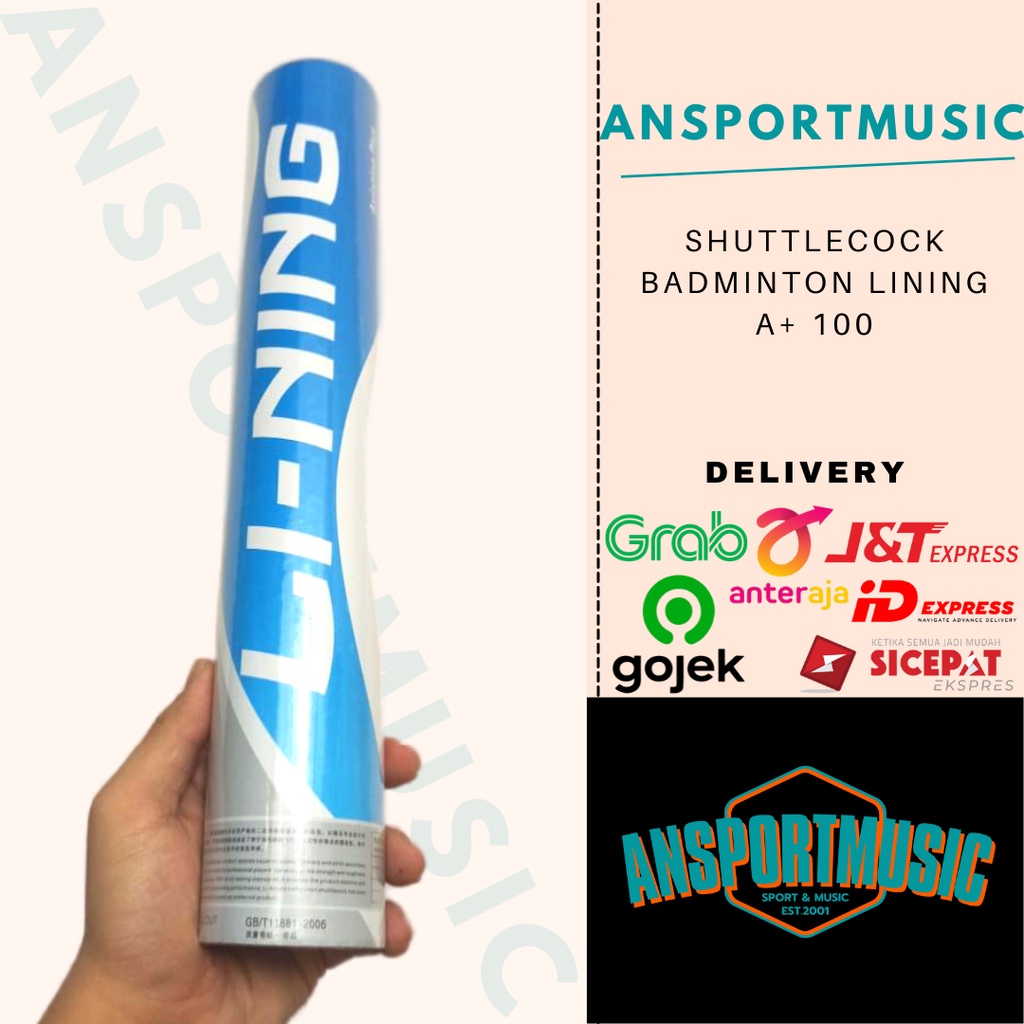 Jual Shuttlecock Badminton Lining A+ 100 Kok Lining Original 100