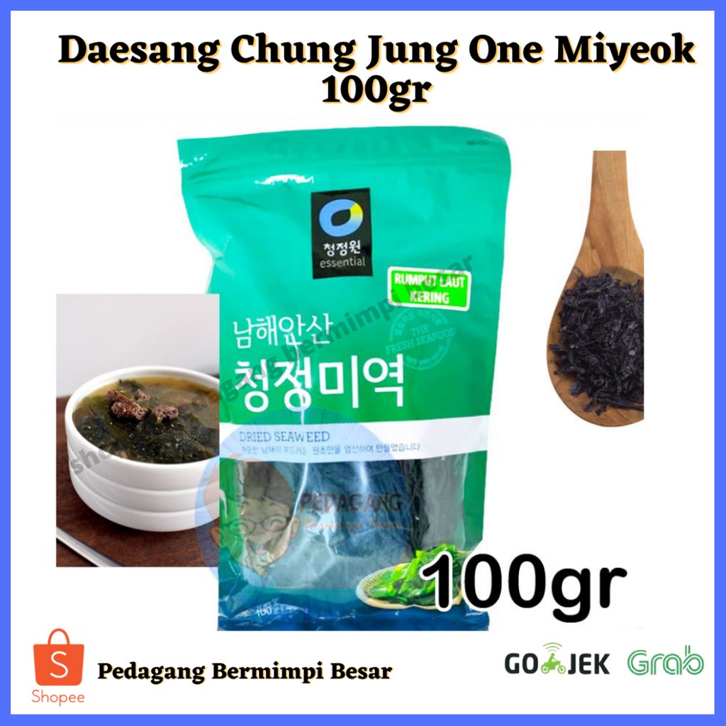 Jual Daesang Chung Jung One Miyeok 100gr Korean Dried Seaweed