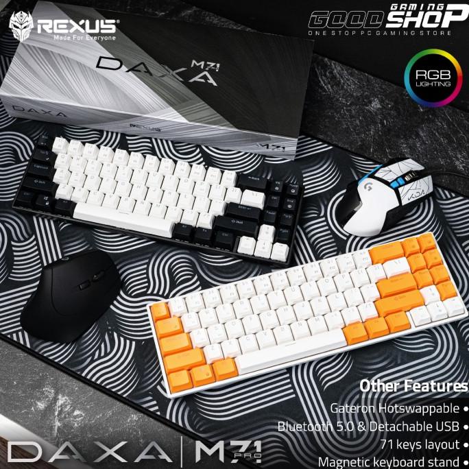 Jual Rexus DAXA M71 Pro Gaming Keyboard Shopee Indonesia