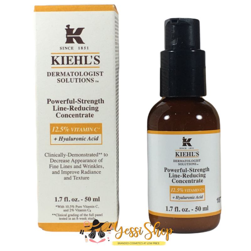 Jual KIEHL'S POWERFULSTRENGTH LINEREDUCING CONCENTRATE 50ML NEW