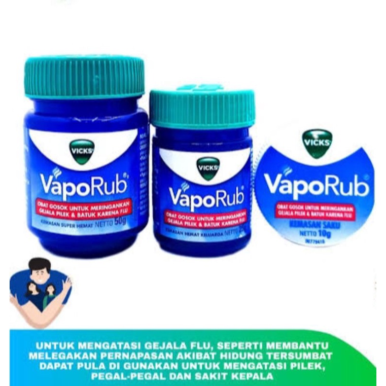 Jual Vicks Vaporub / Meringankan Gejala Masuk Angin / Batuk Dan Pilek ...