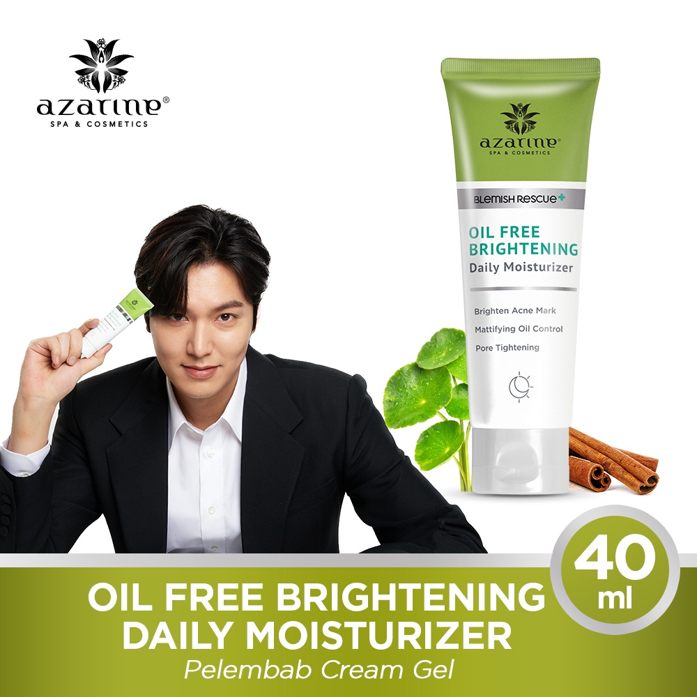 Jual Azarine Oil Free Brightening Daily Moisturizer Untuk Kulit Berminyak Berjerawat Mencerahkan