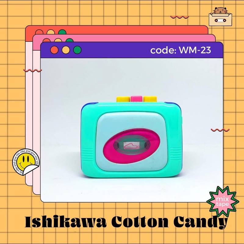 Jual Ishikawa Cotton Candy WALKMAN | Shopee Indonesia