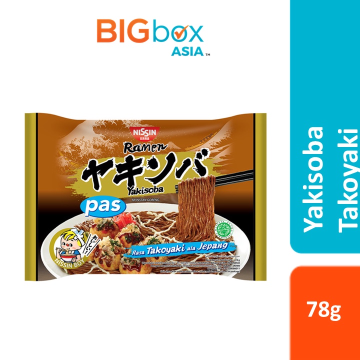 Jual Nissin Ramen Pas Yakisoba Takoyaki Jepang 78g Shopee Indonesia