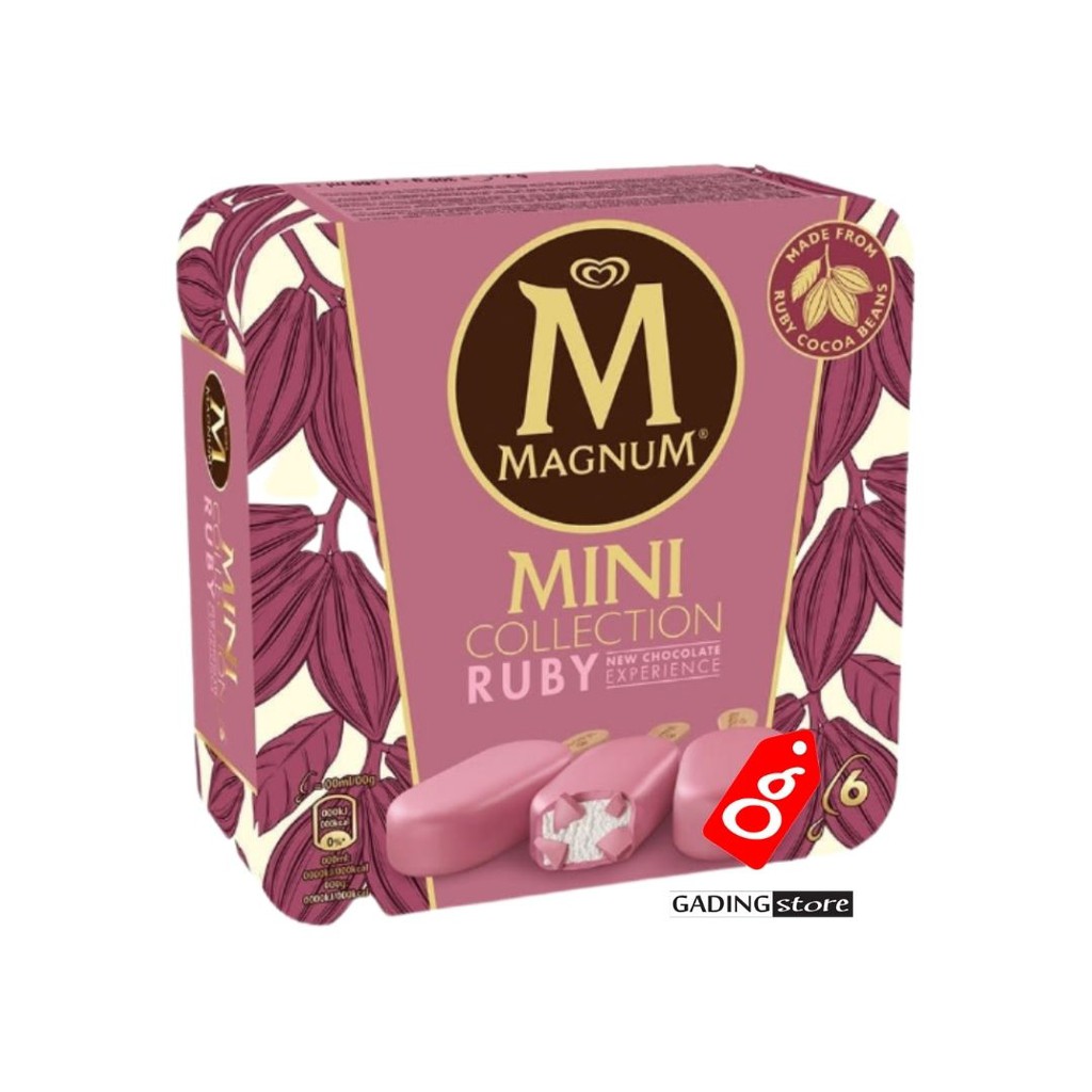Jual Magnum Mini Collection Ruby Ice Cream 6 pc (JKT&Sktr GoSEND/GRAB) Shopee Indonesia