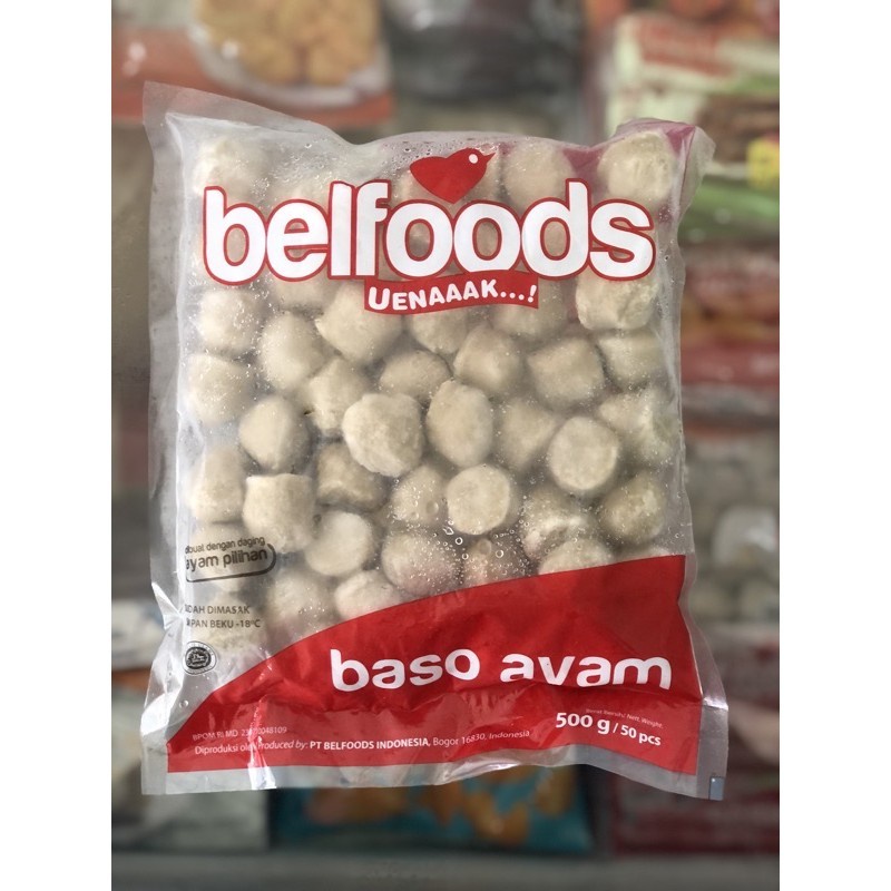 Jual Bakso Ayam Uenak Belfoods 500gr Baso Ayam Shopee Indonesia