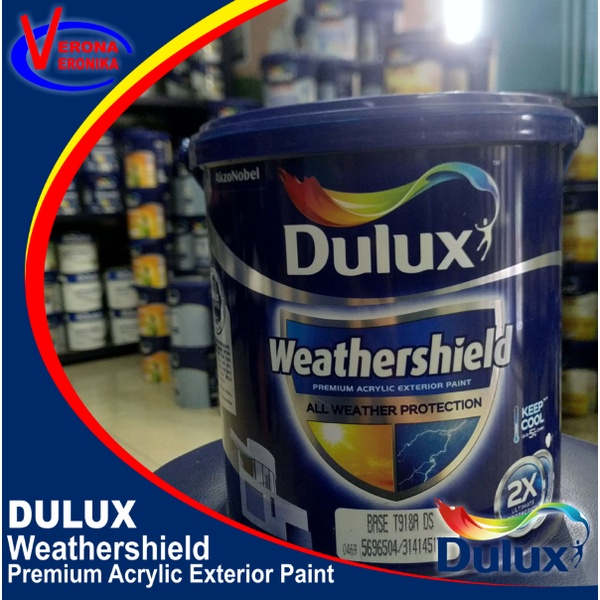 Jual Cat Tembok Exterior Dulux Weathershield Core Dual Shield Shopee